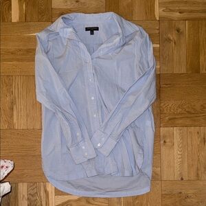 Banana Republic Blue Button Down with white trim